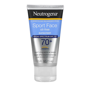 Neutrogena Sport Face Oil Free Sunscreen, SPF 70+, 2.5 fl oz (73 ml)