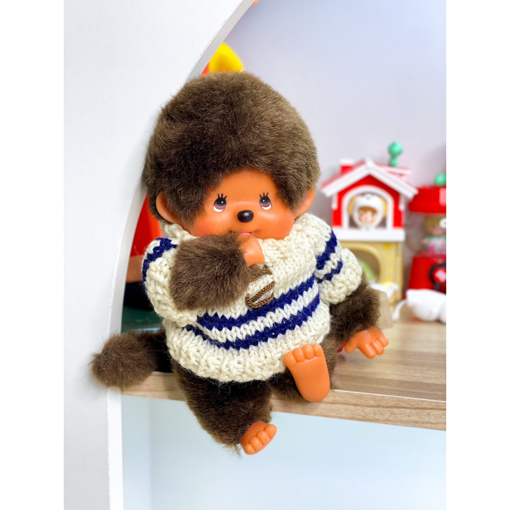 ตุ๊กตาม่อนชิชิ-monchhichi-ลิขสิทธิ์แท้-ของสะสมมือสองญี่ปุ่น