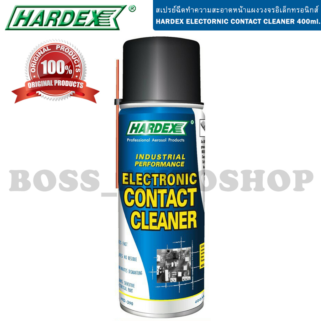 สเปรย์ฉีดทำความสะอาดหน้าแผงวงจรอิเล็กทรอนิกส์-hardex-electronic-contact-cleaner-400ml