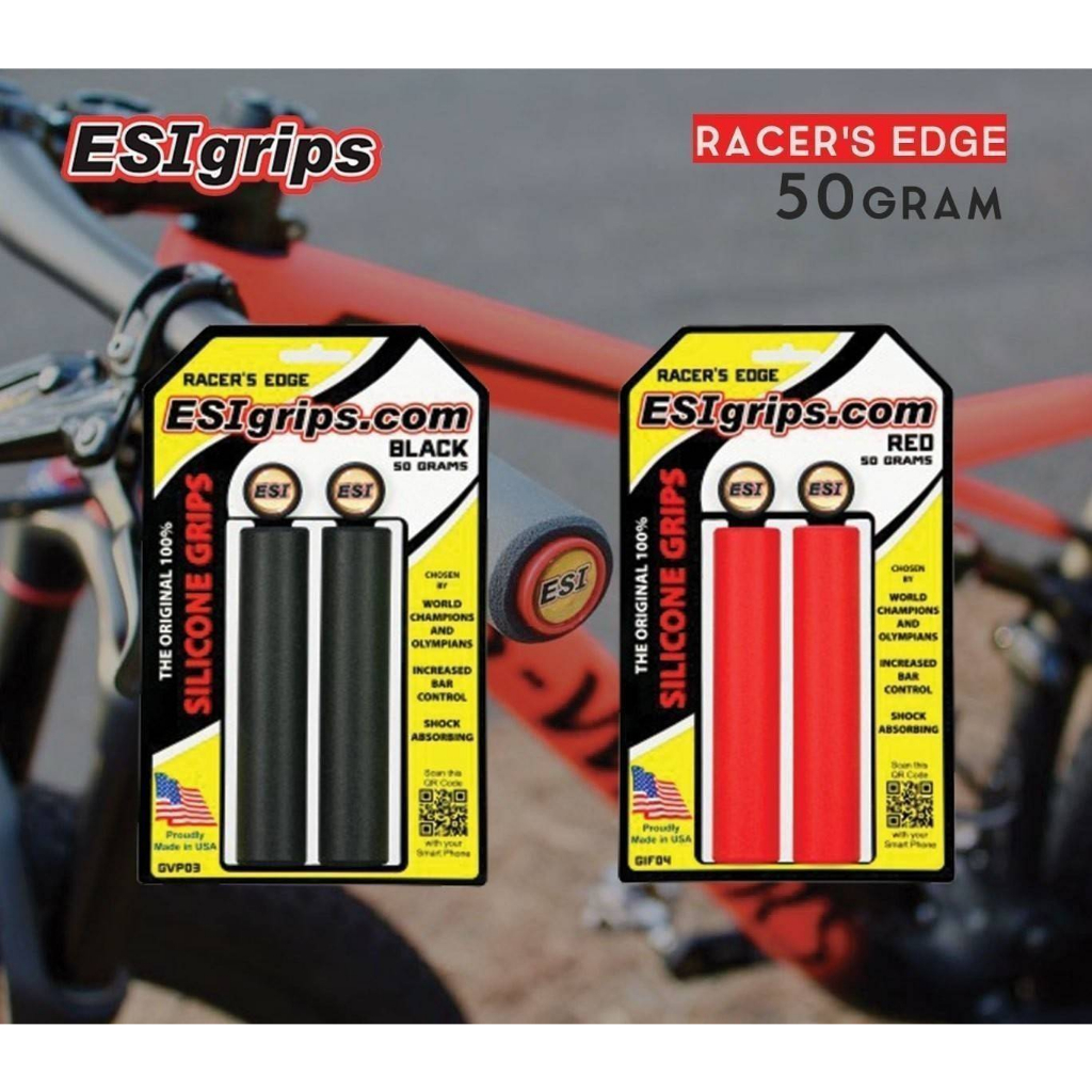 esi-grips-ปลอกแฮนด์จักรยาน-ซิลิโคนแท้-100-รุ่น-chunky-60g-และ-racer-edge-50g