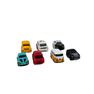 รถมินิ คละสีคละแบบ 4 คัน สินค้ามีจำนวนจำกัด (BWJ001) 4 mini cars, assorted colors, assorted styles