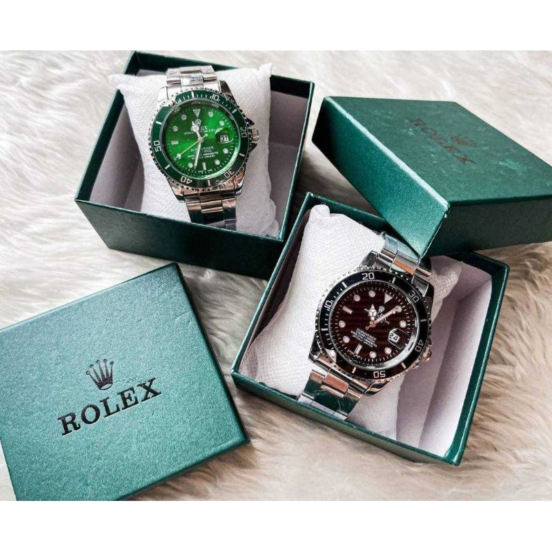 นาฬิกาข้อมือ-rolex-oyster-ขายดีที่สุด-มีกล่อง-นาฬิกาผู้ชายและผุ้หญิงใส่ได้ค่ะ