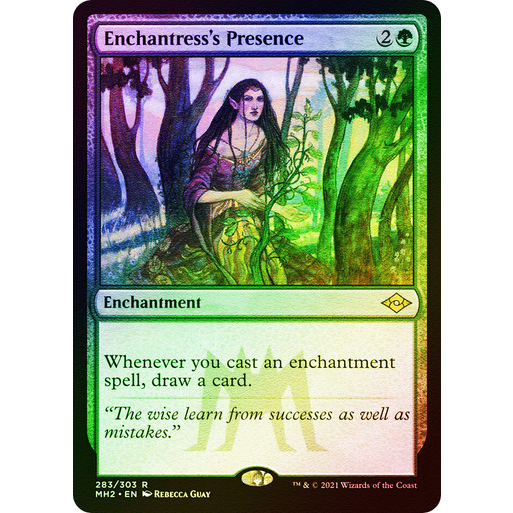 [MTG] Enchantress's Presence (Foil Etched) [MH2] [GREEN] [RARE] [FOIL