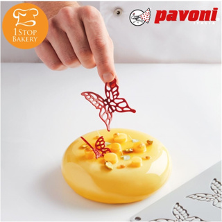 Pavoni GG050S Silicone Mould Gourmand Line Butterflies/พิมพ์ซิลิโคนลายผีเสื้อ