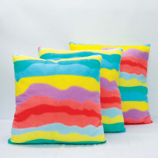พร้อมส่ง หมอนอิง หมอนผ้าห่ม ใช้ได้2แบบ เป็นหมอนหรือกางเป็นผ้าห่ม สะดวกในการพกไปที่ต่างๆ สีสดใสน่ารัก เป็นของขวัญ ของฝาก