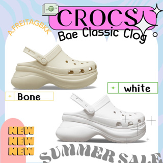 (สินค้าพร้อมส่ง) crocs bae ของแท้100% รองเท้าแตะส้นสูง 6cm.
