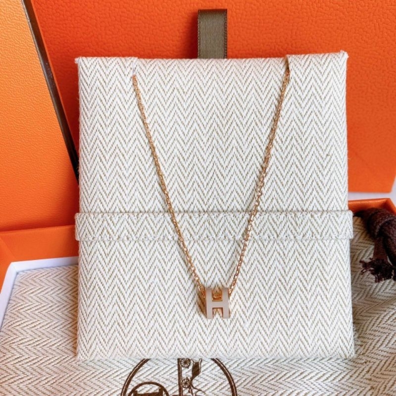 hermes-mini-necklace-ของแท้-100