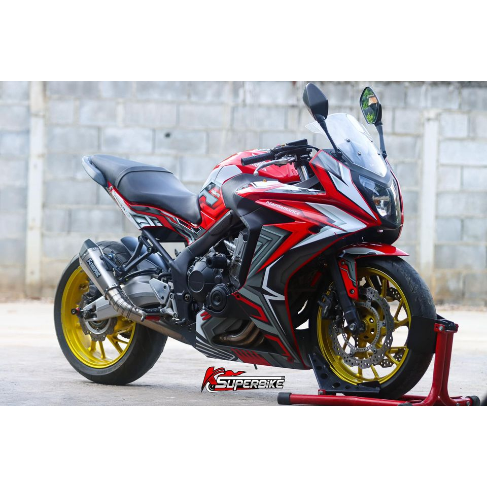 สติ๊กเกอร์แต่งลายรถ Honda Cbr 650F ลาย LKB RACING V.1 | Shopee Thailand