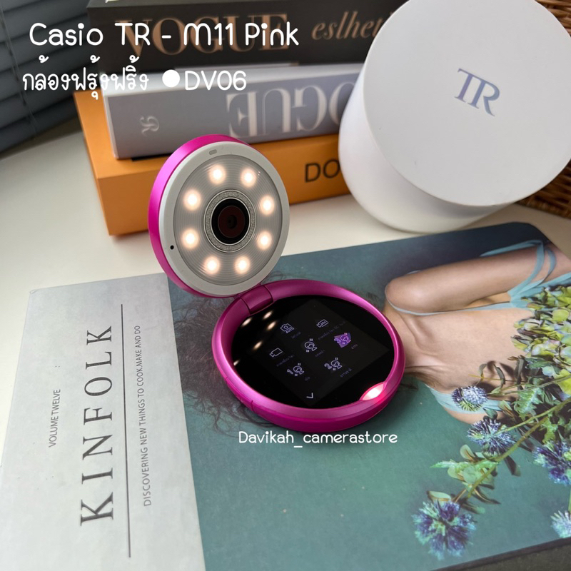 used-กล้องถ่ายรูปสินค้ามือสอง-casio-tr-m11-สี-pink-ชมพูเข้ม-รหัส-dv06