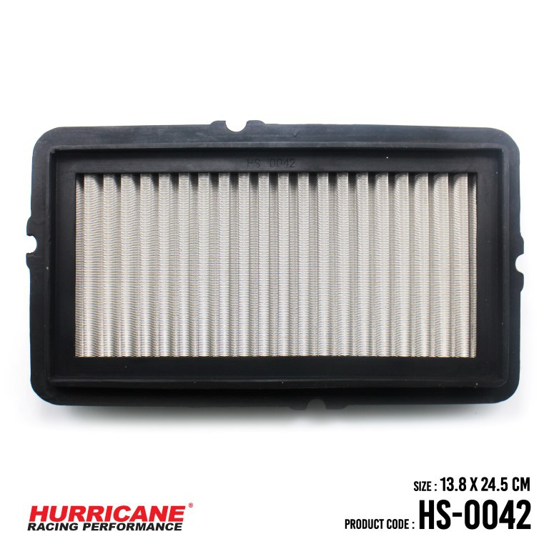 hurricane-กรองอากาศสแตน-ผ้าแดง-honda-accord-rover-618-620-623-hs-0042