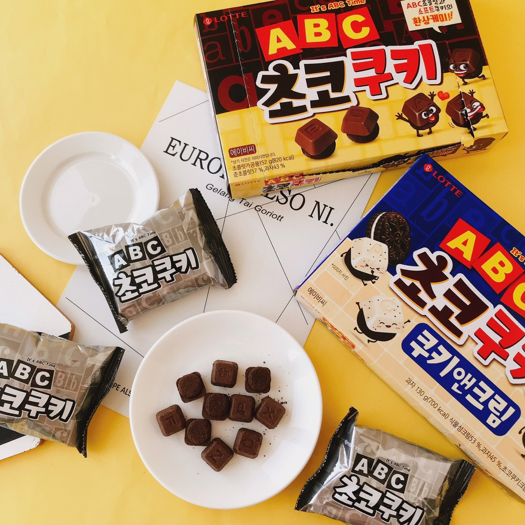 Lotte ABC Choco Cookie 50g | Shopee Thailand