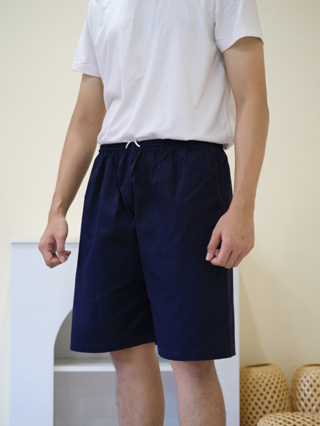 กางเกงขาสั้น2ส่วน Oversize สวมใส่สบาย ทรงขากว้างยาวถึงเข่า เอวยางยืดมีเชือกผูก ผ้าเวสปอยท์หนาไม่บาง สีไม่ซีดไม่ตก