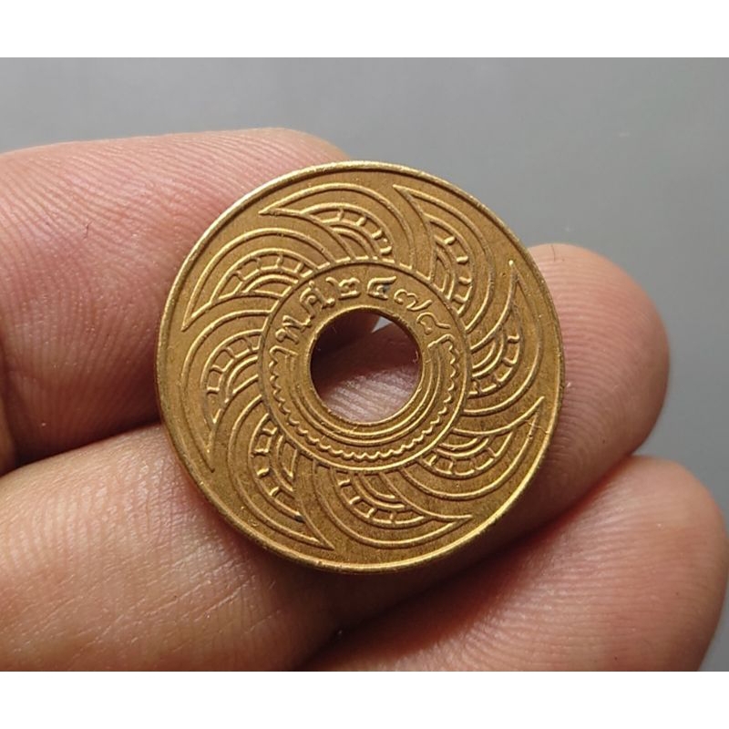 เหรียญสตางค์รู-เนื้อทองแดง-1-สตางค์-1-สต-เงินโบราณ-ปี-พ-ศ-2478-ไม่ผ่านใช้-ของสะสม-เหรียญรู-สตางรู-เหรียญโบราณ