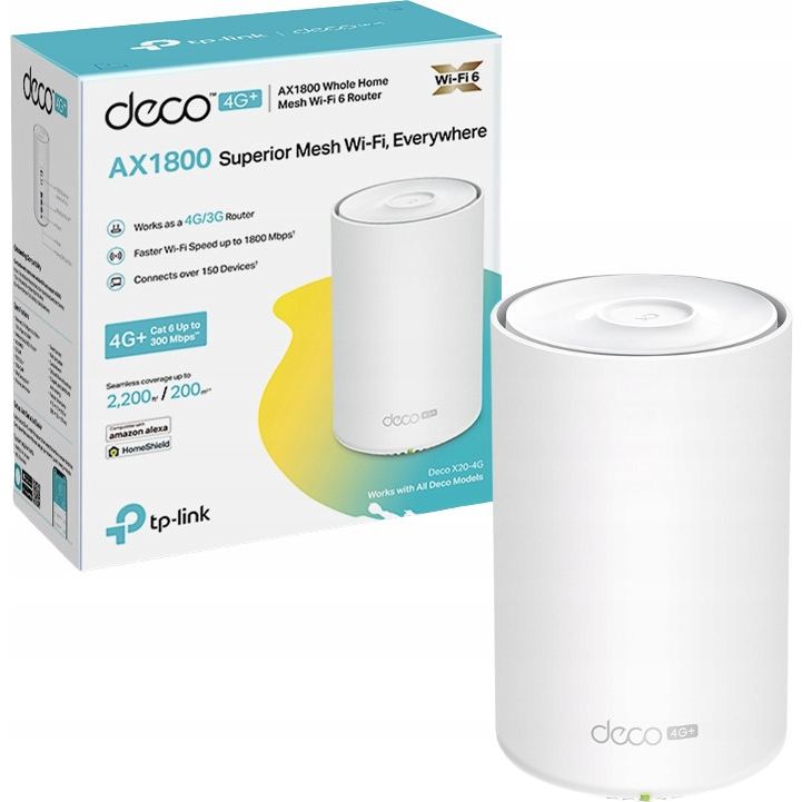 TP-LINK DECO X20-4G SIM ROUTER 4G+ AX1800 Whole Home Mesh WiFi 6 ...