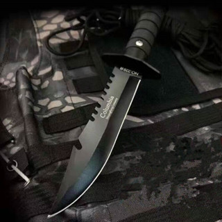 มีดเดินป่า KNIFE X-301 มีดเดินป่าด้ามตรง มีดพกพา (11.5 นิ้ว) มีดแคมป์ปิ้ง ฟรีซองเก็บมีดอย่างดี พร้อมส่ง