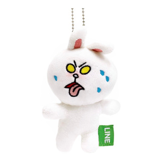 แท้ 100% จากญี่ปุ่น พวงกุญแจ ไลน์ LINE Character Anime Connie CO-9 Plush Doll Ball Chain