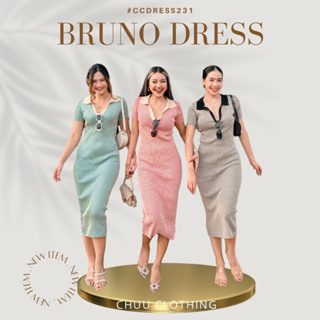 Bruno Dress [ชุดเดรสพร้อมส่ง]