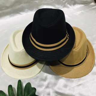 YLWหมวกสานปานามา หมวกไมเคิล พร้อมส่งด่วนจากไทย B031