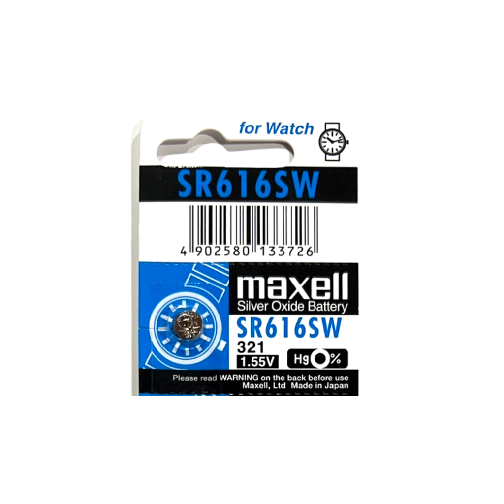 ถ่านกระดุม Maxell(มาเซล) แท้100% made in japan SR626SW/377 SR616SW/321 ...