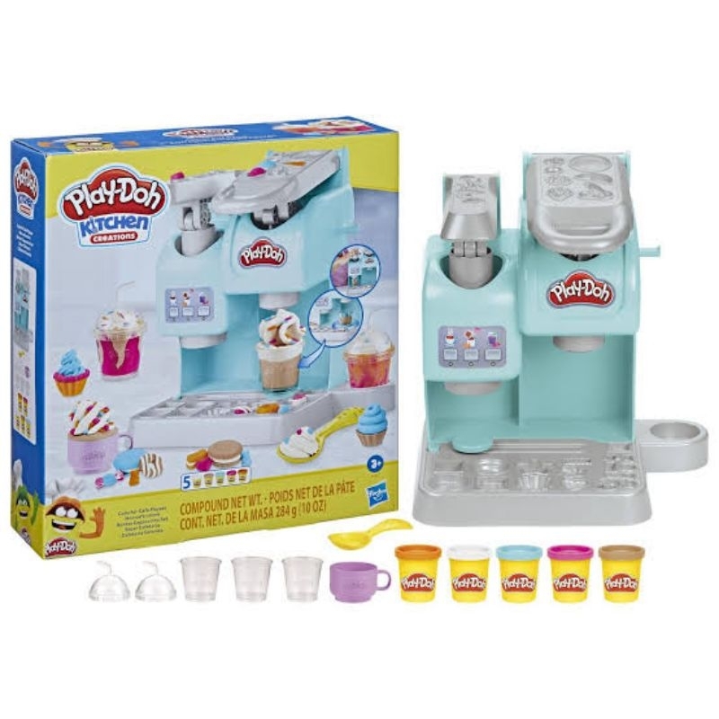 PlayDoh Kitchen Creations Super Colourful Cafe Play Food Coffee Toy