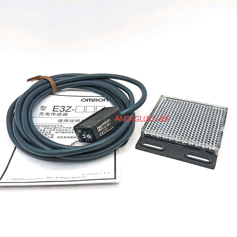E3Z-R61(NPN) E3Z-R81(PNP) Photoelectrics Sensor พร้อมแผ่นสะท้อน ระยะจับ ...