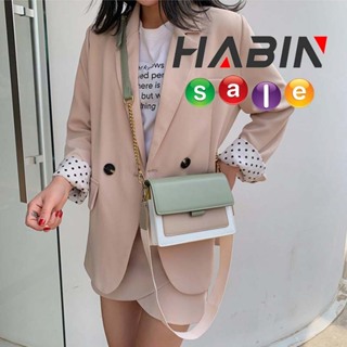 B14-กระเป๋าผู้หญิง กระเป๋าสะพายข้าง กระเป๋าแฟ่ชั้นสุดฮอต สไตล์คุณหนูยอดนิยม สีGreen พร้อมส่งจากไทย