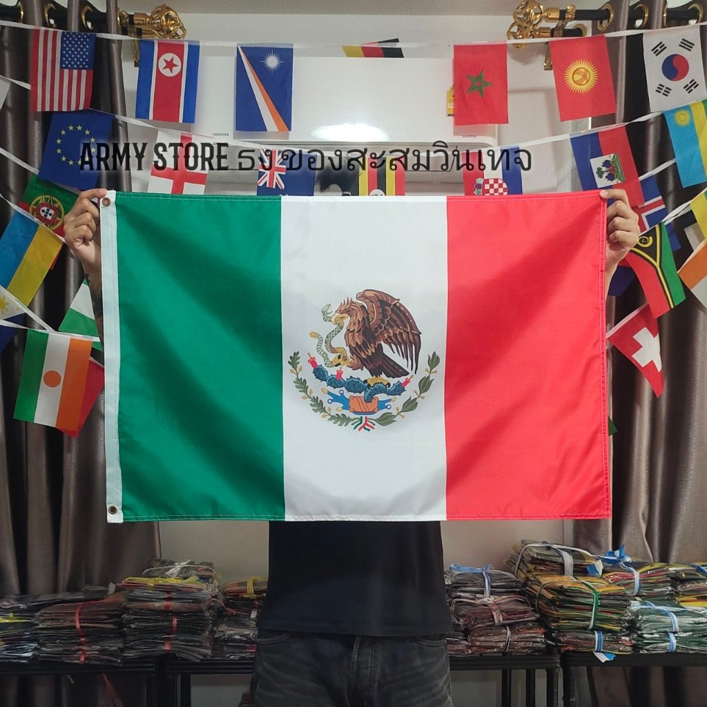 lt-ส่งฟรี-gt-ธงชาติ-เม็กซิโก-mexico-flag-4-size-พร้อมส่งร้านคนไทย