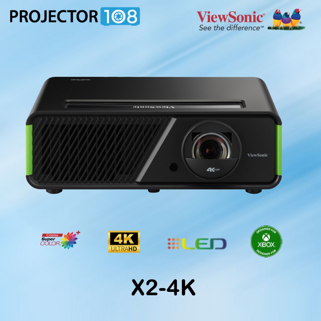 ViewSonic X24K Short Throw Projector 4K HDR High Brightness Shopee
