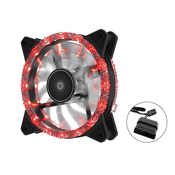 ⚡️ พัดลมเคส Sparkling Diamond Fan Case 12 CM. ⚡️ | Shopee Thailand