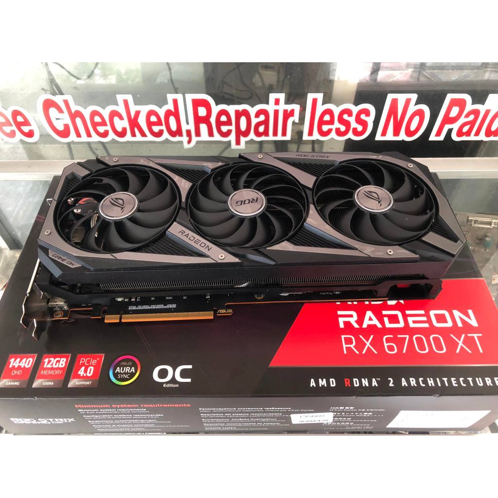 ASUS ROG STRIX RX6700XT GAMING OC EDITION 12GB GDDR6(1340630241003 ...