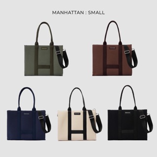 ABDSTORE | NEW Manhattan Bag - Small กระเป๋าผ้าแคนวาส ตั้งเป็นทรง ใส่คอม ใส่แลปท็อป 8136