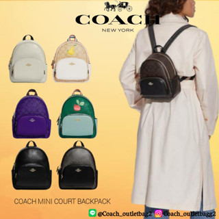 COACH MINI COURT BACKPACK