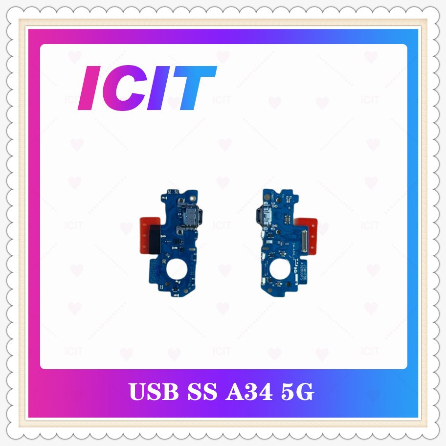 USB SS A34 5G อะไหล่สายแพรตูดชาร์จ แพรก้นชาร์จ Charging Connector Port ...