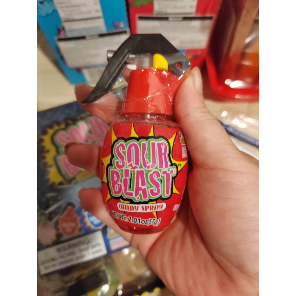 พร้อมส่ง Kidsmania Sour Blast Candy Spray Grenades 57g Shopee Thailand
