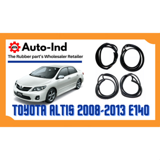 ยางขอบประตู Toyota Corolla Altis 2008-2013 E140 ตรงรุ่น ฝั่งประตู [Door Weatherstrip]