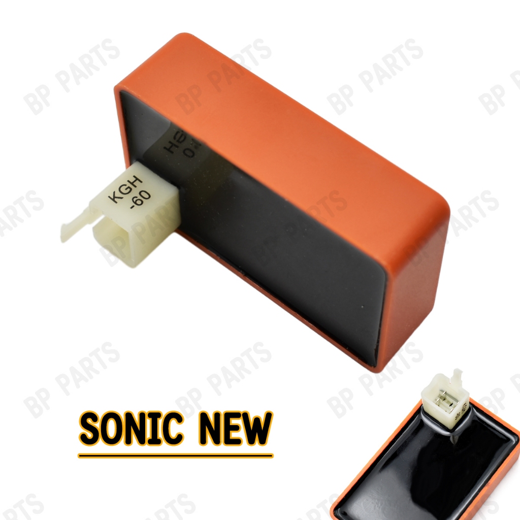 กล่องไฟcdi-กล่องไฟแต่ง-dream-w125-old-wave125r-s-dream125-sonic-new-mio-dash-old-sonic-old-กล่องปลดรอบ-กล่องหมก-สีส้ม