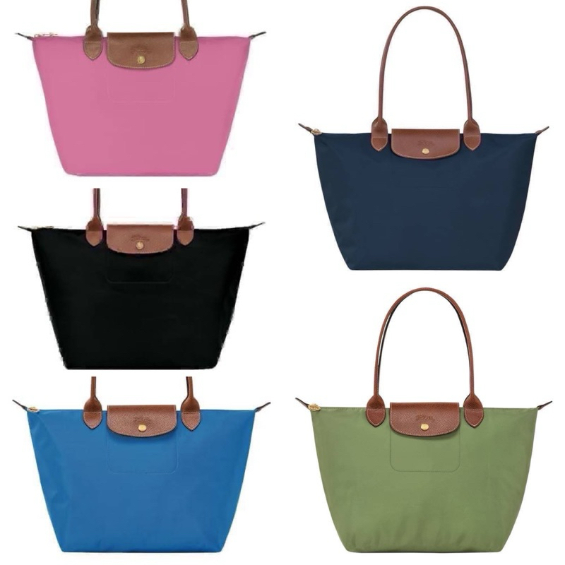 สด-ผ่อน-กระเป๋า-m-long-longchamp-club-size-m-หูยาว-ไม่ปักม้า