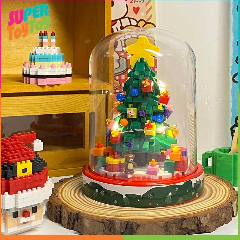 พร้อมส่ง-เลโก้ต้นคริสต์มาส-diy-543ชิ้น-ของเล่นสําหรับเด็ก-ของตกแต่งคริสต์มาส-บล็อกของเล่น-ของขวัญเด็ก-ของขวัญคริสต์มาส