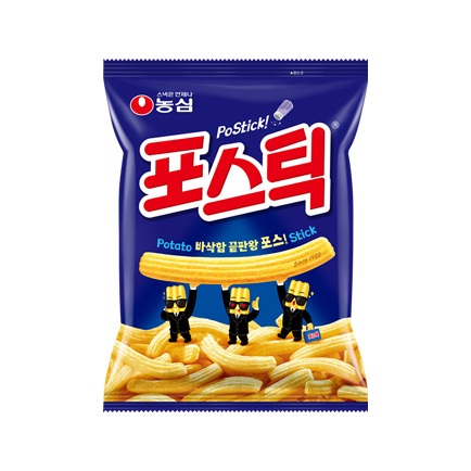ขนมอบกรอบรสมันฝรั่ง ชนิดแท่ง 70 g. nongshim postick snack 농심 포스틱 ...