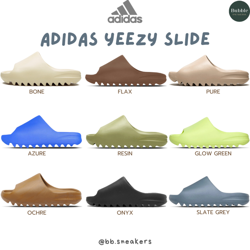 พร้อมส่ง-รองเท้าเเตะสุดฮิต-adidas-yeezy-slide-ของเเท้-100