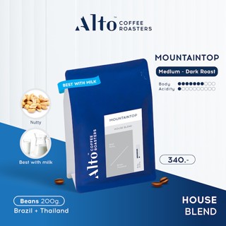 Alto Coffee เมล็ดกาแฟคั่ว Mountaintop Blend (200 g.)