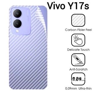 Vivo Y17s/Vivo V29 5G/Y27 5G/Y36/V27 5Gตรงรุ่น(พร้อมส่งในไทย)ฟิล์มหลังเคฟล่าVivo V27 5G/V27Pro 5G