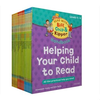 *งานกระดาษมัน* มีไฟล์เสียงUSB* หนังสือหัดอ่านภาษาอังกฤษ Oxford Reading Tree Level 4-6 Help your Child to read