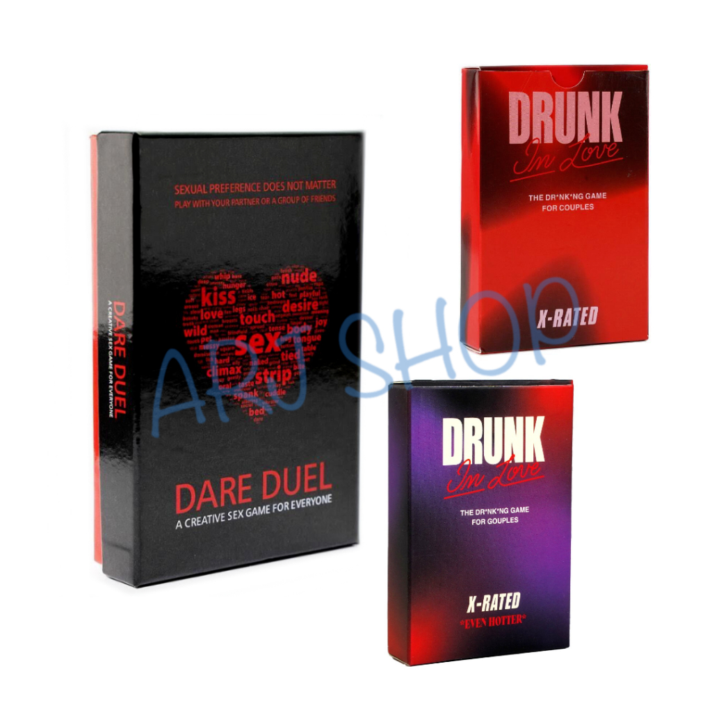 dare-duel-amp-drunk-in-love-board-game-บอร์ดเกม-เกมปาร์ตี้-เกมวงเหล้า-fun-adult-drinking-game-for-party