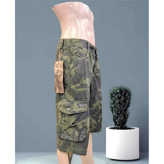 No.1952B กางเกงคาร์โก้ทหาร4 ส่วนรุ่นใหม่ เนื้อผ้าคัตตอนหนานุ่มผ้าดีมาก กางเกงเป๋าข้าง กางเกงลำลองมีไซร้ 30-40