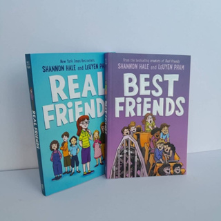 หนังสือ Best friends &amp; Real friends ชุด 2 เล่ม  graphic novel การ์ตูน หนังสือภาษาอังกฤษ