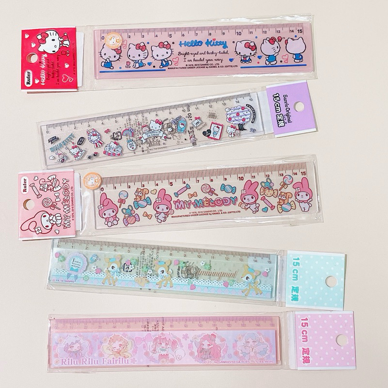 ไม้บรรทัด-ไม้บรรทัดสั้น-15-cm-sanrio-original