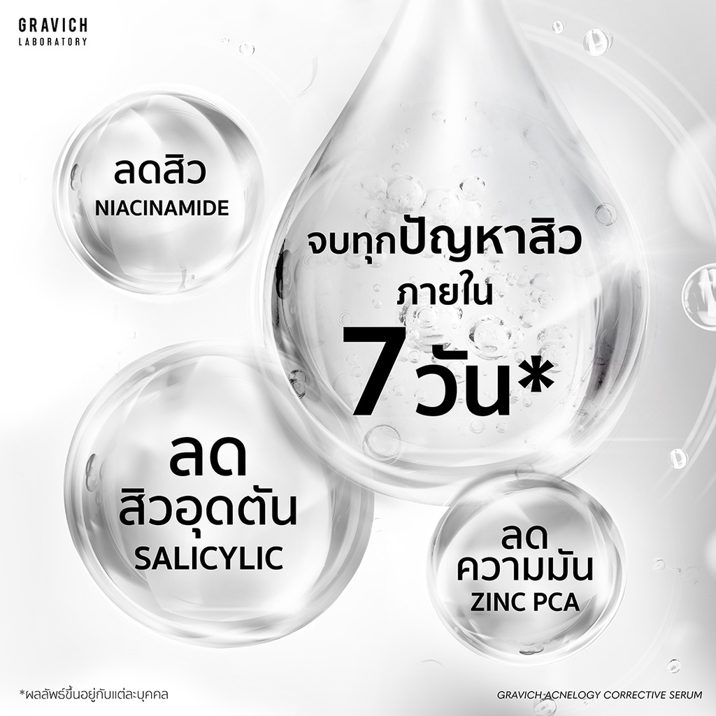 กราวิช-แอคเน่โลจี-คอเรคทีฟ-ลดสิว-หน้าใส-gravich-acnelogy-corrective-serum-toner-cleansing-water-cleanser-essence