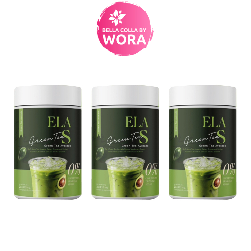 [3 กระปุก] ELA S Green Tea ชาเขียว อีล่าเอส [100 g./กระปุก] Shopee Thailand