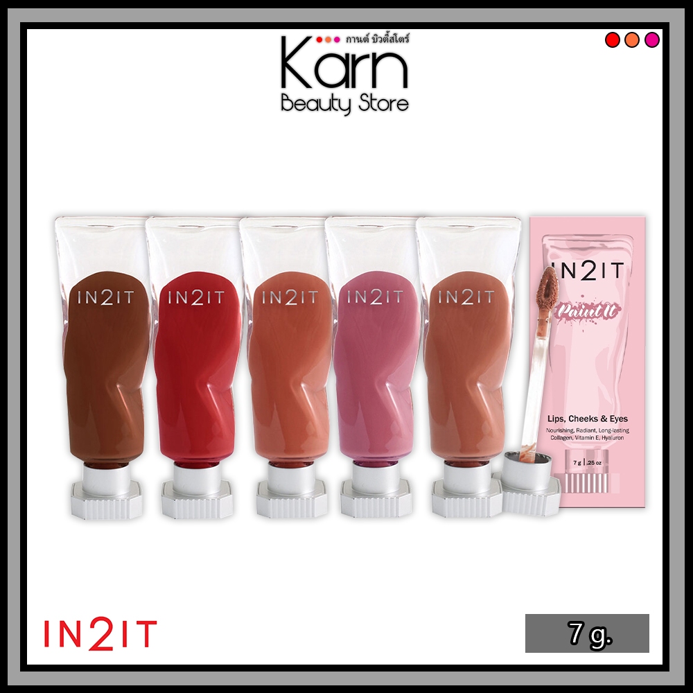 In2it Paint It อินทูอิท เพ้นท์ อิท (7 g.) บลัชเนื้อเจลครีม ใช้ทาได้ได้ ...